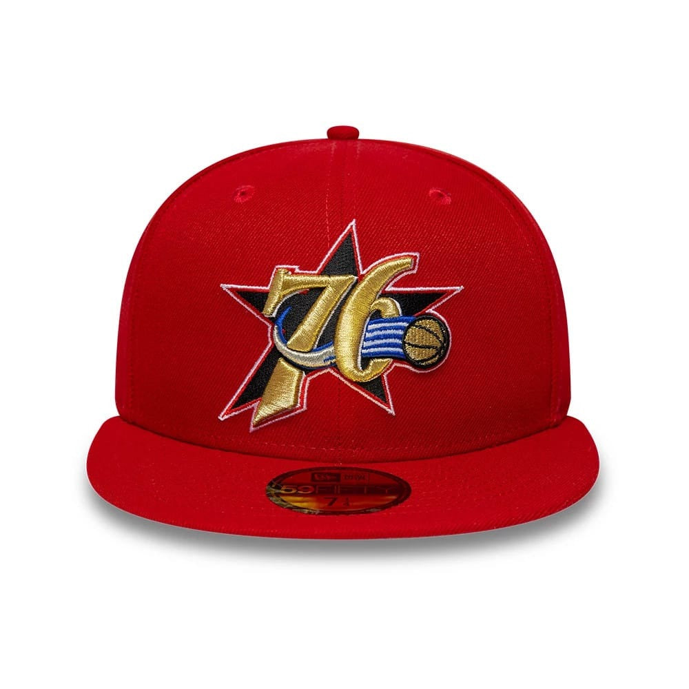 Philadelphia 76ers NBA Hardwood Classic 59FIFTY Fitted New Era Red