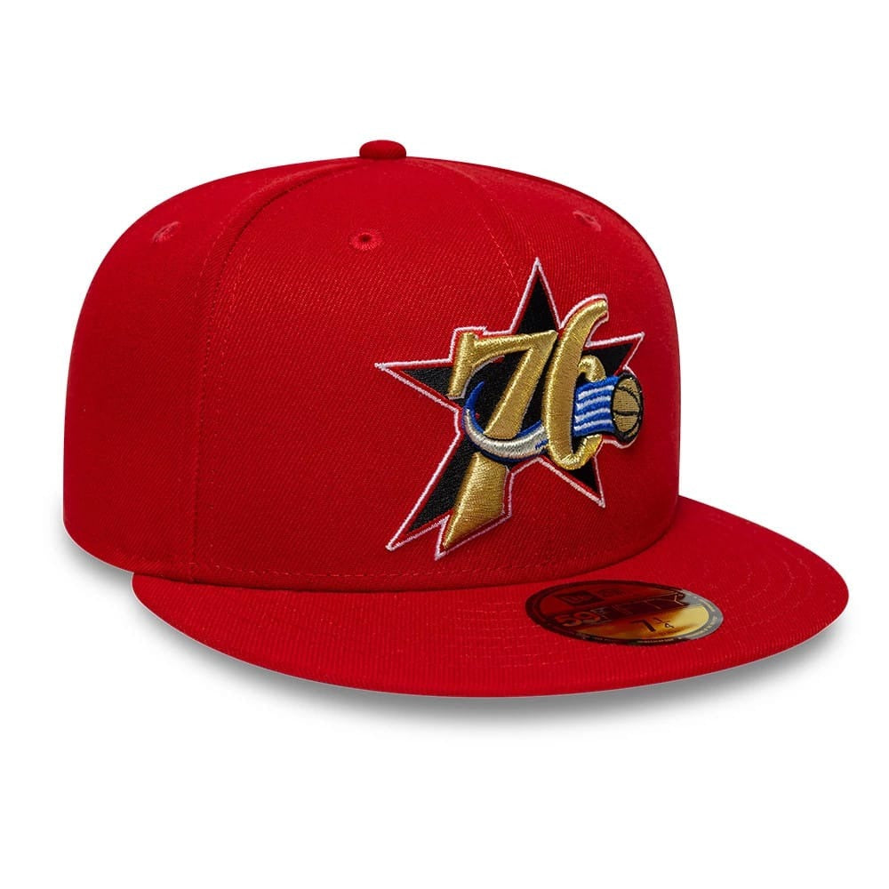 Philadelphia 76ers NBA Hardwood Classic 59FIFTY Fitted New Era Red