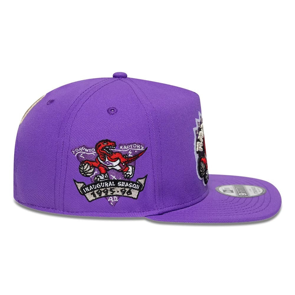 Toronto Raptors NBA Hardwood Classic 9FIFTY A-Frame Snapback New Era Purple