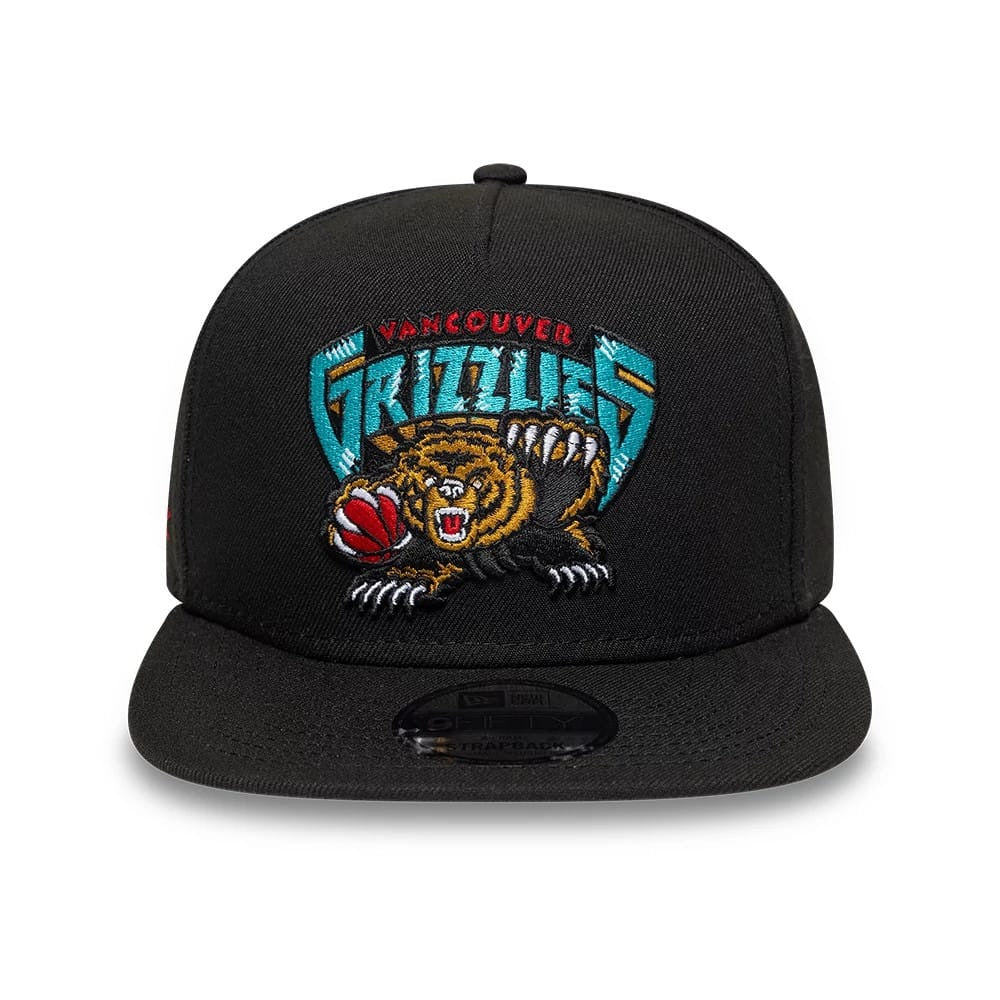 Vancouver Grizzlies NBA Hardwood Classic 9FIFTY A-Frame Snapback New Era Black