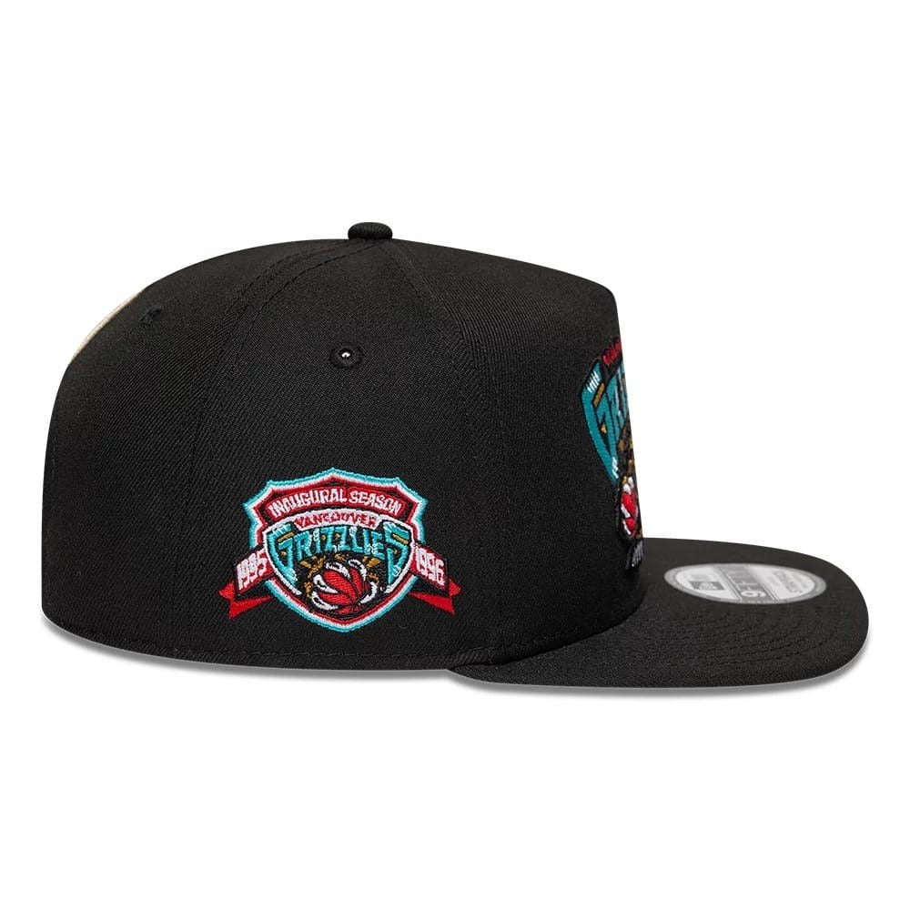 Vancouver Grizzlies NBA Hardwood Classic 9FIFTY A-Frame Snapback New Era Black