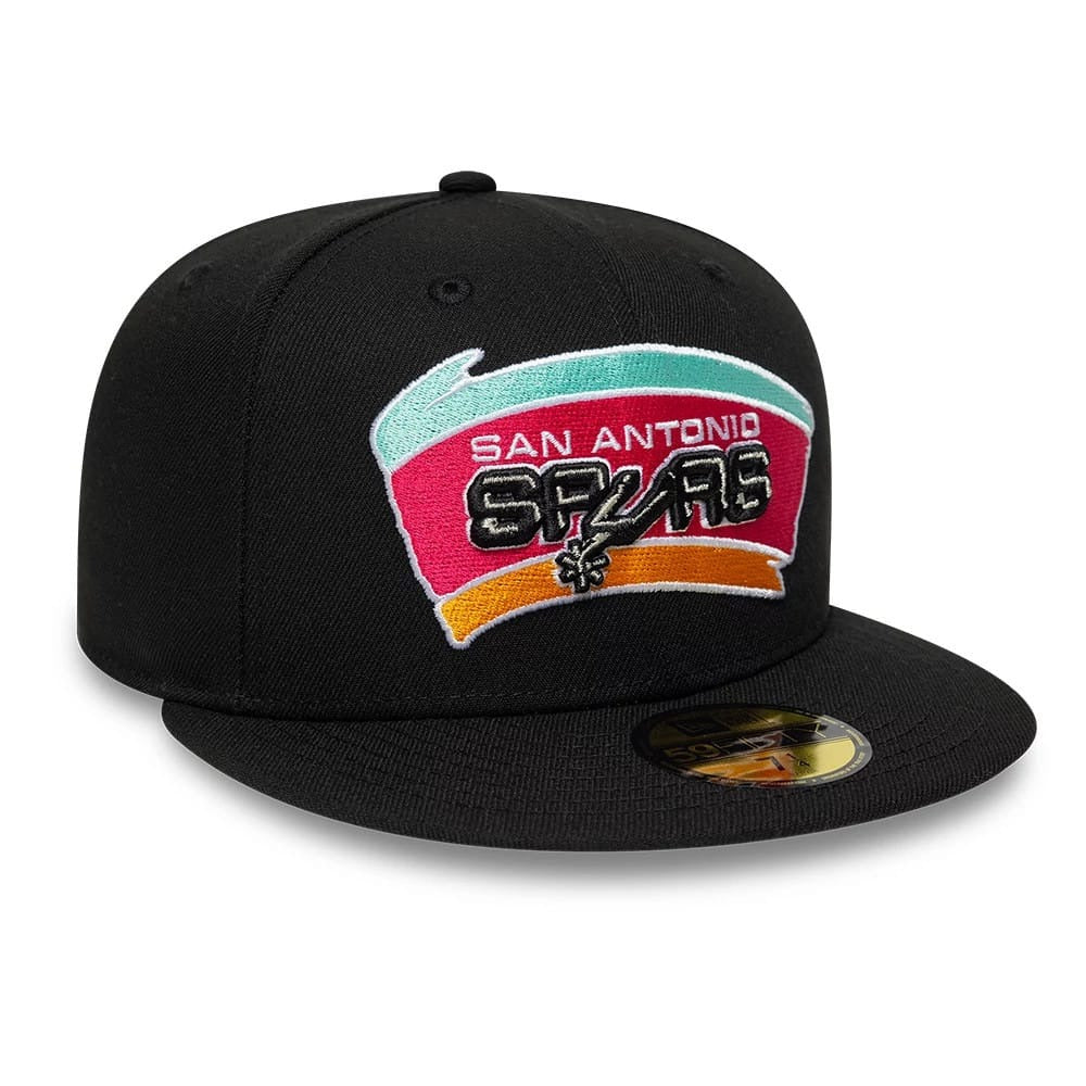 San Antonio Spurs NBA Hardwood Classic 59FIFTY Fitted New Era Black
